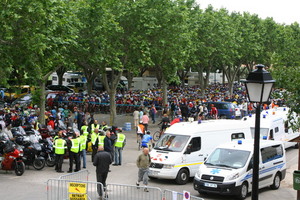 De start in Beaumes de Venise